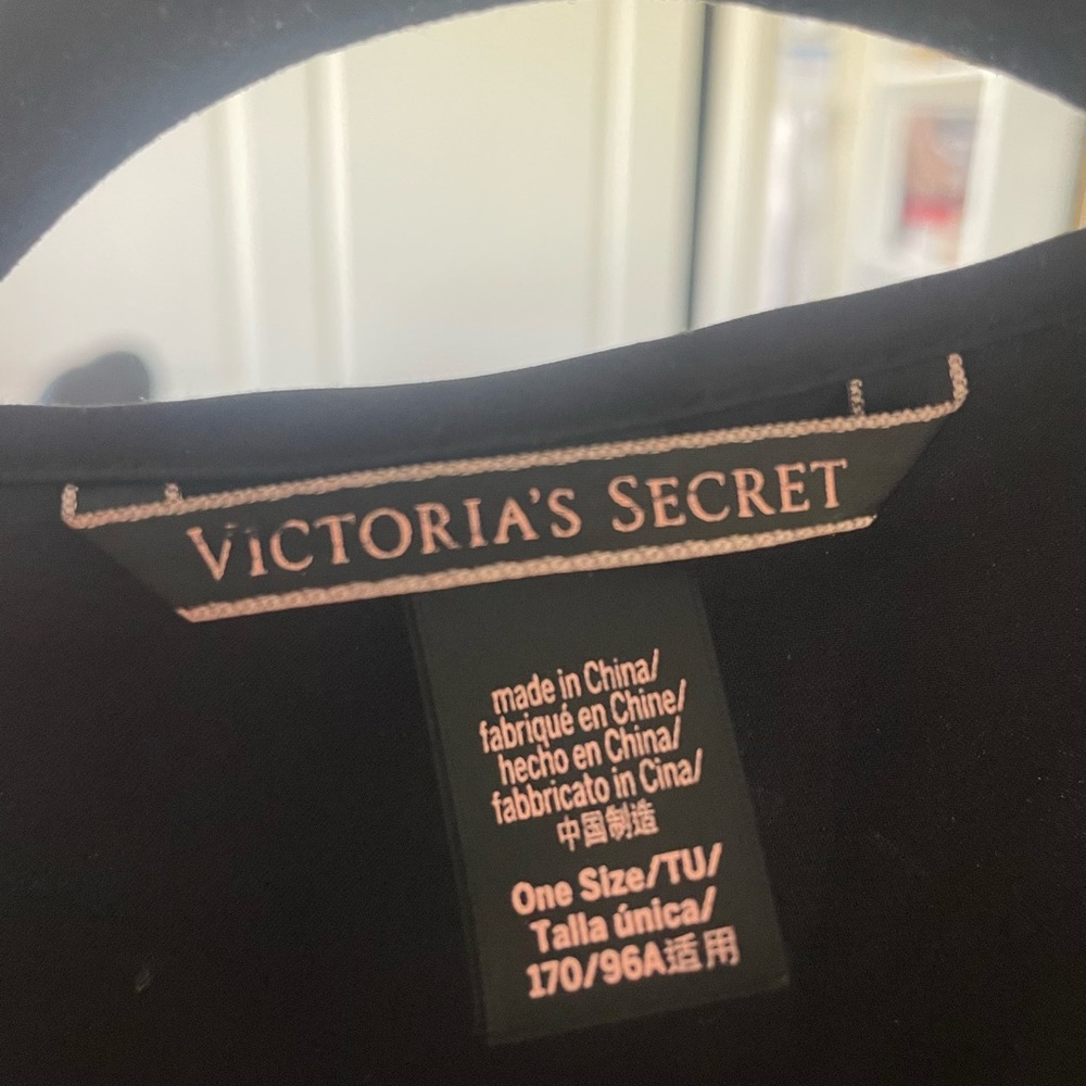 Victoria’s Secret Black Love Sleep Kimono